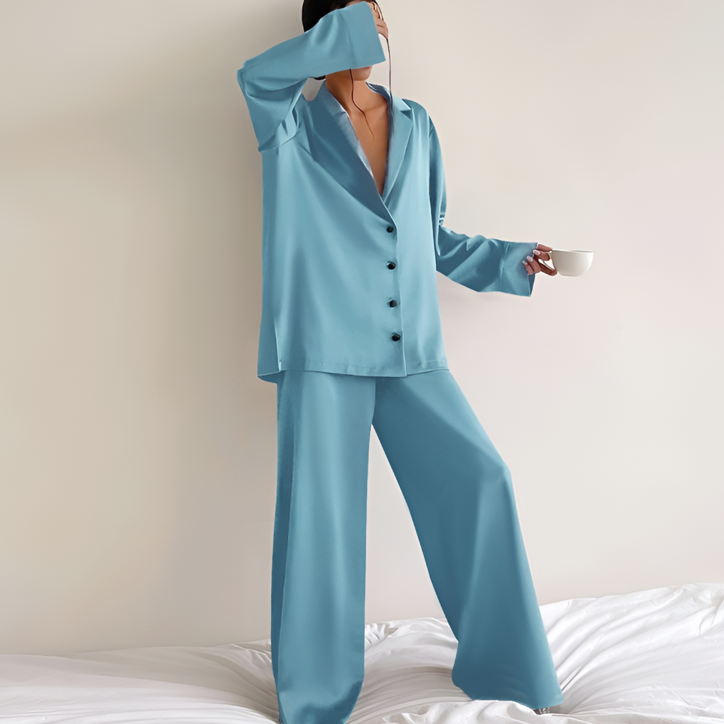 Women’s Satin Loungewear Set