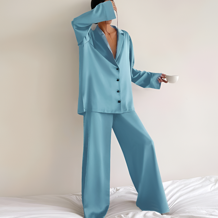 Women’s Satin Loungewear Set