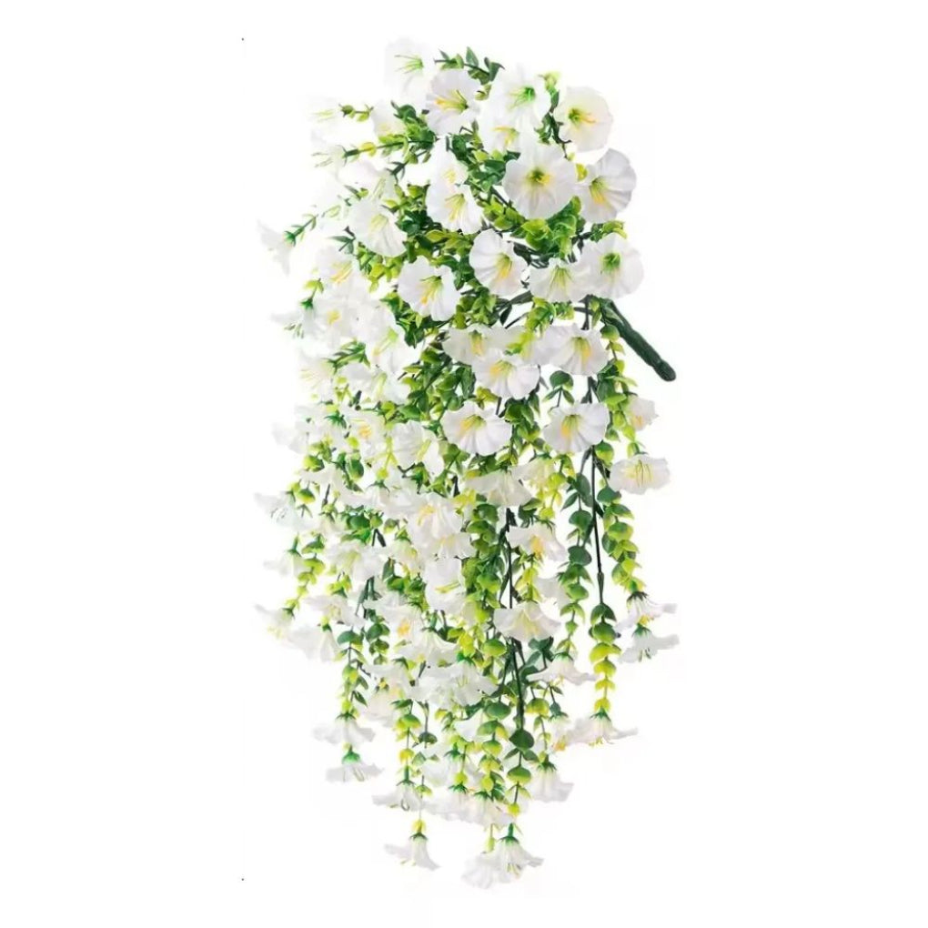 UV Resistant Artificial Morning Glory Flower Hanging Decor