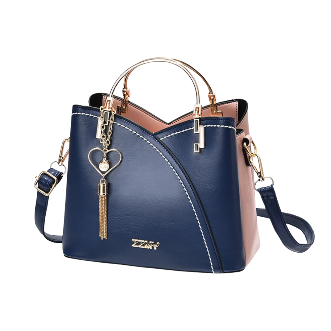 Luxetote – Vintage Patchwork PU Leather Handbag for Women