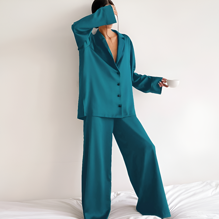Women’s Satin Loungewear Set
