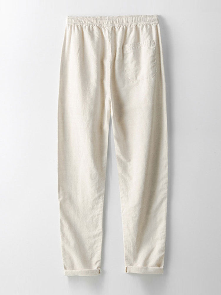Shirt and Pants Linen Summer Set for Men