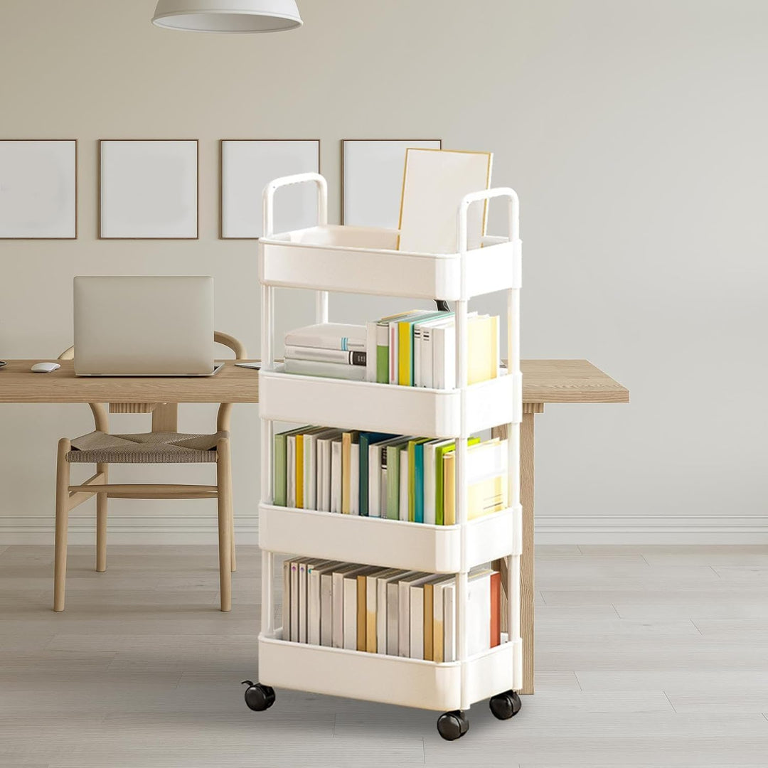 Rolling Utility Cart with Wheels and Handle – Veyora