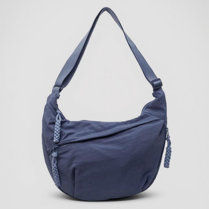 Crescent Shoulder Bag – Sustainable Nylon with Adjustable Shoulder Strap