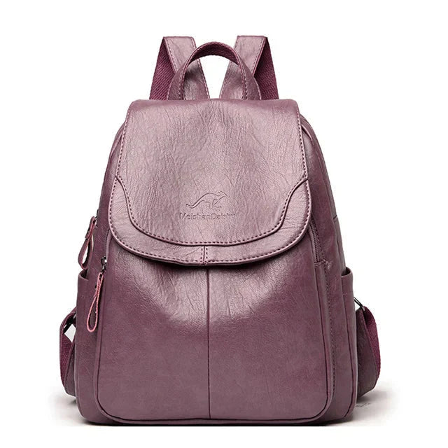 Durable Leather Backpack for Women with Timeless Style