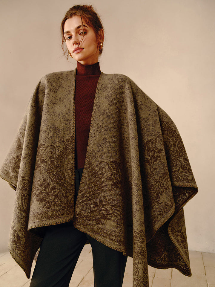 Boho Reversible Poncho – Seraphina