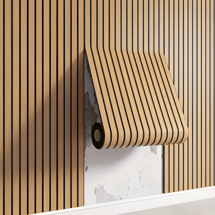 3D Self-Adhesive Wood Wall Panels