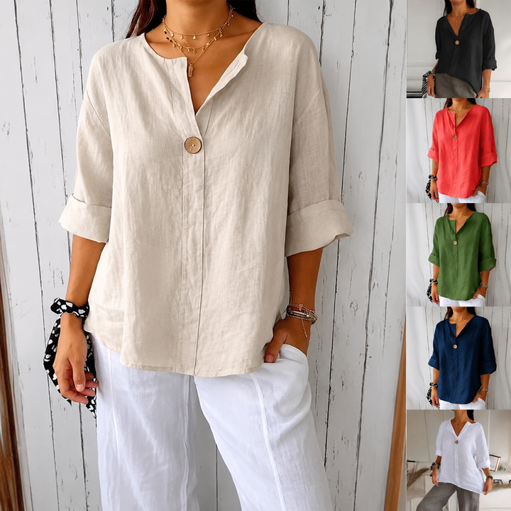 Women’s V-Neck Long Sleeve