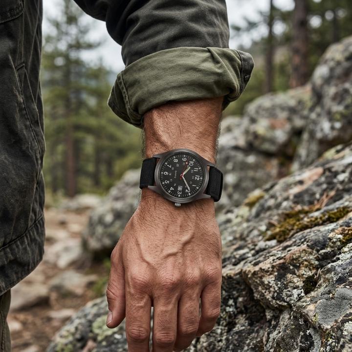 Military Watch with Nylon Strap – Water-Resistant, Shockproof, with Luminous Hands