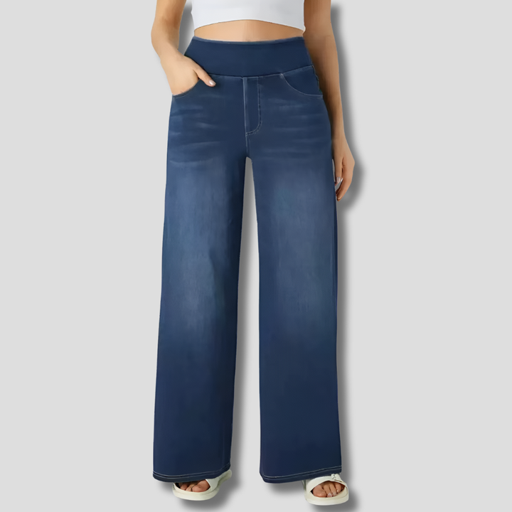 Evie High-Waisted Elastic Pants