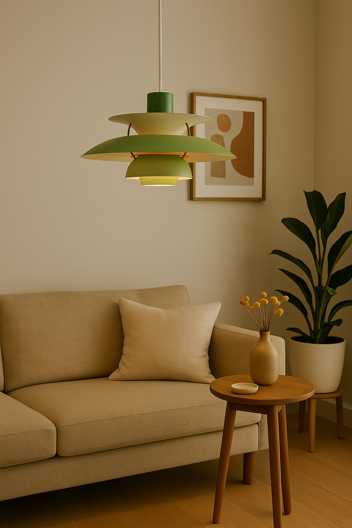 Modern Round LED Ceiling Light – Dimmable & Long-Lasting – Stylish Lighting for Living Room, Dining Room & Office