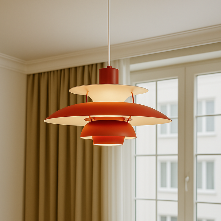 Modern Round LED Ceiling Light – Dimmable & Long-Lasting – Stylish Lighting for Living Room, Dining Room & Office