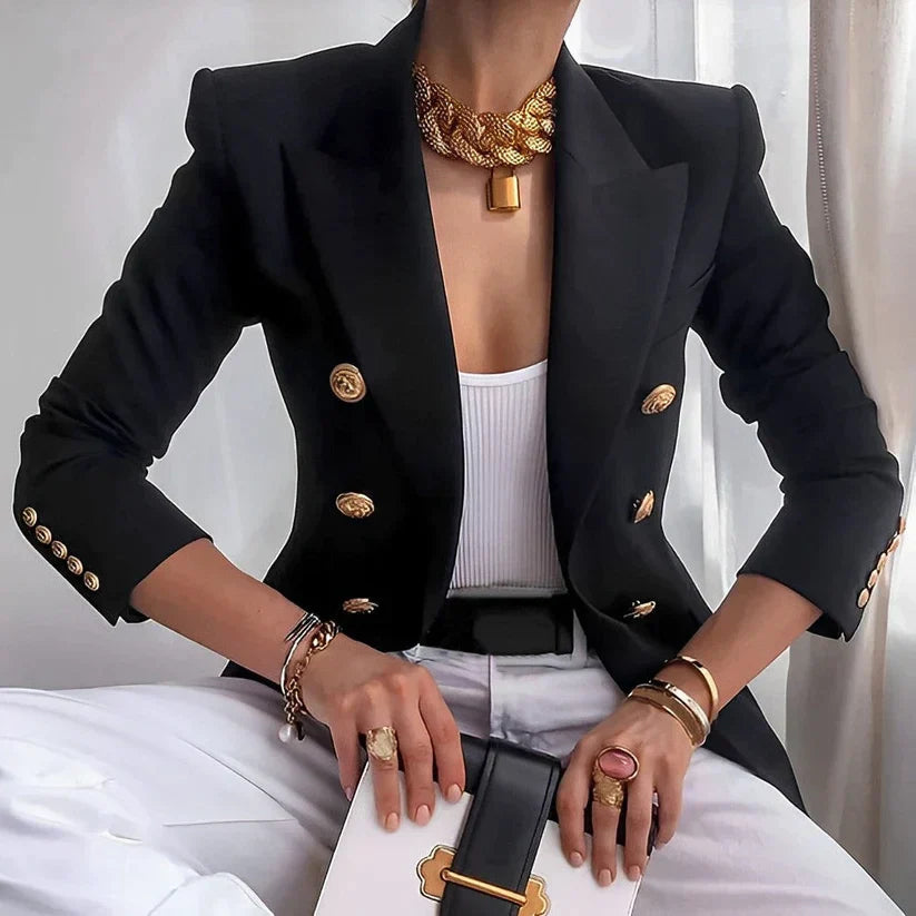 Old School-Inspired Women’s Blazer – Timeless Elegance Meets Modern Style