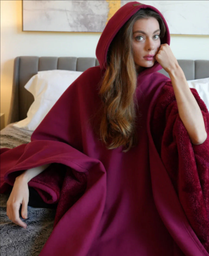 Oversized Hooded Blanket Sweatshirt – Karoline