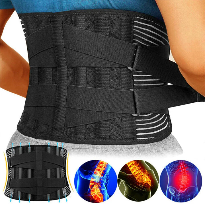 Lumbar Support Belt | 360-Degree Back Stabilization