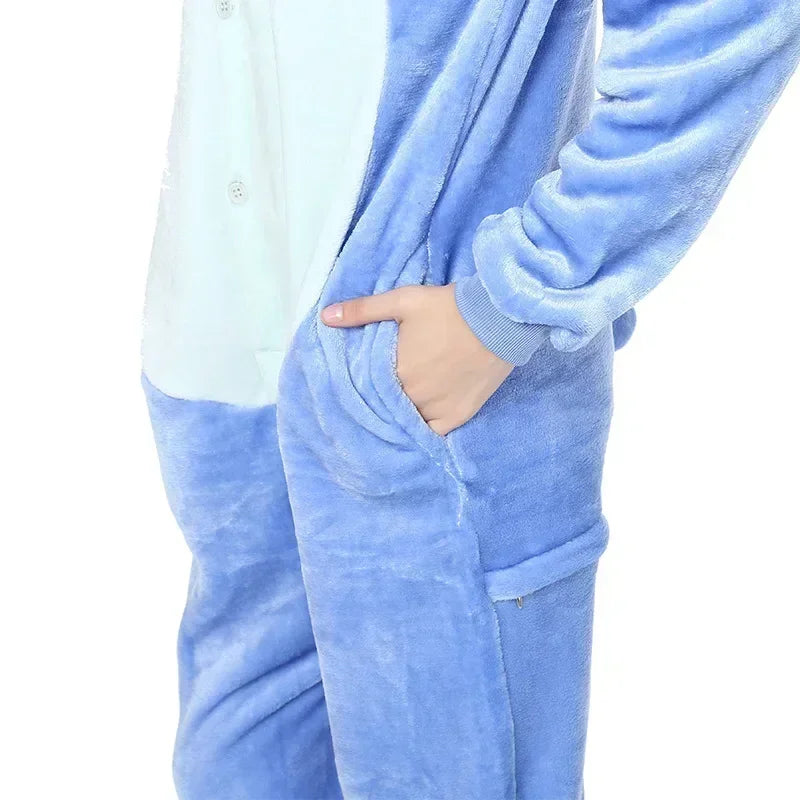 Kids' Onesie – Winter Wonder BlueZee