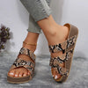 Women’s Platform Sandals with Crisscross Straps
