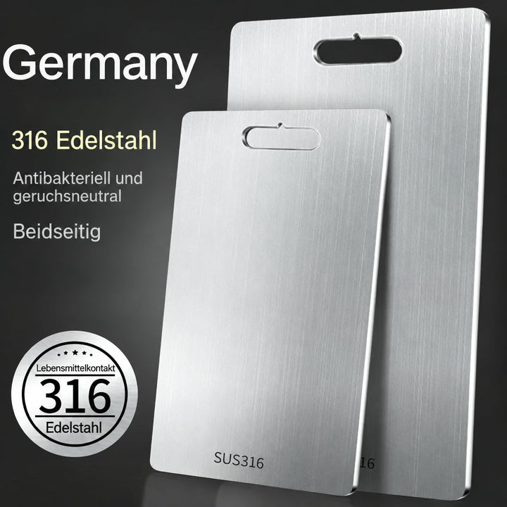 Titanium Kitchen Cutting Board – 316 Grade, Double-Sided