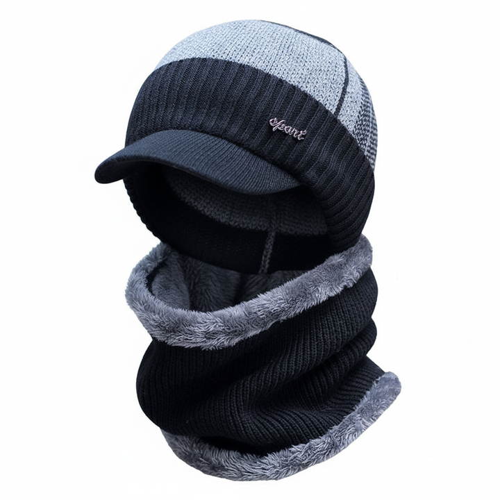 Warm Beanie with Face Cover – WinterCap
