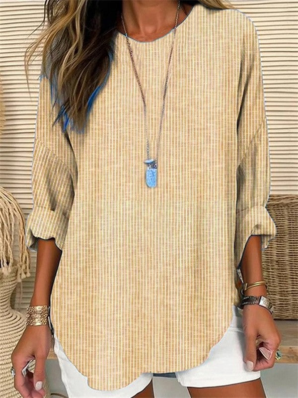 Women’s Striped Crew Neck Shirt