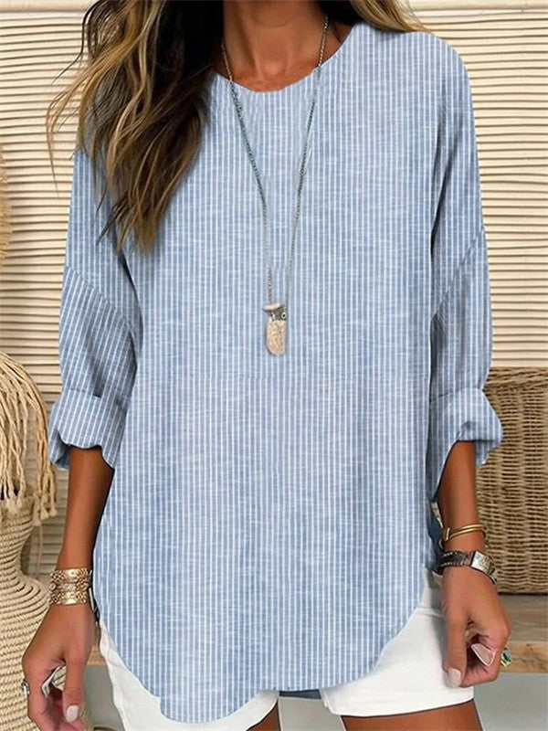 Women’s Striped Crew Neck Shirt