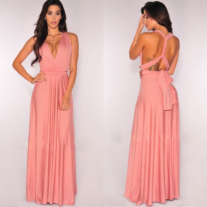 Women’s Maxi Dress with Convertible Straps