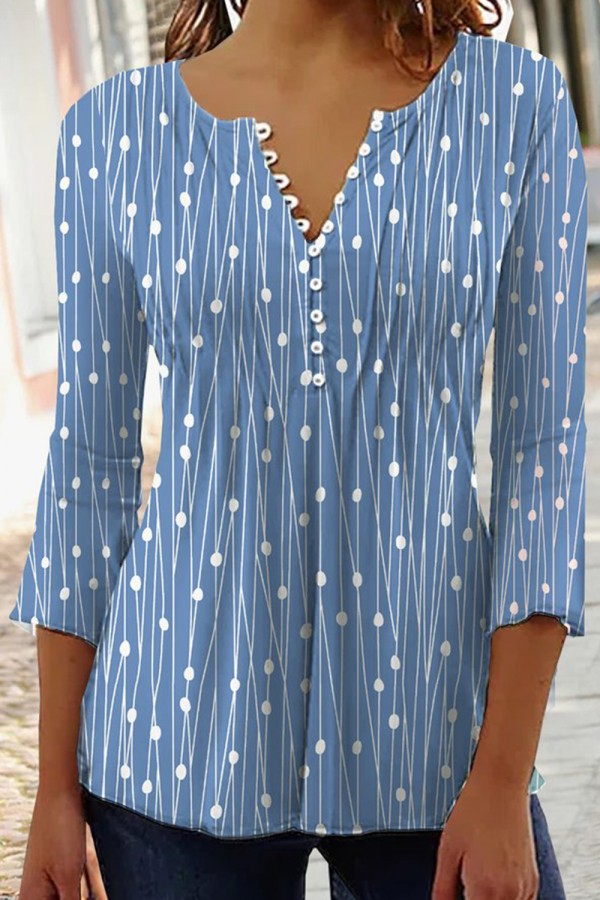 Women’s V-Neck Casual Shirt
