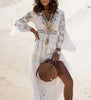 Boho V-Neck Maxi Dress for Women